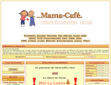 Tablet Screenshot of mama-cafe.de